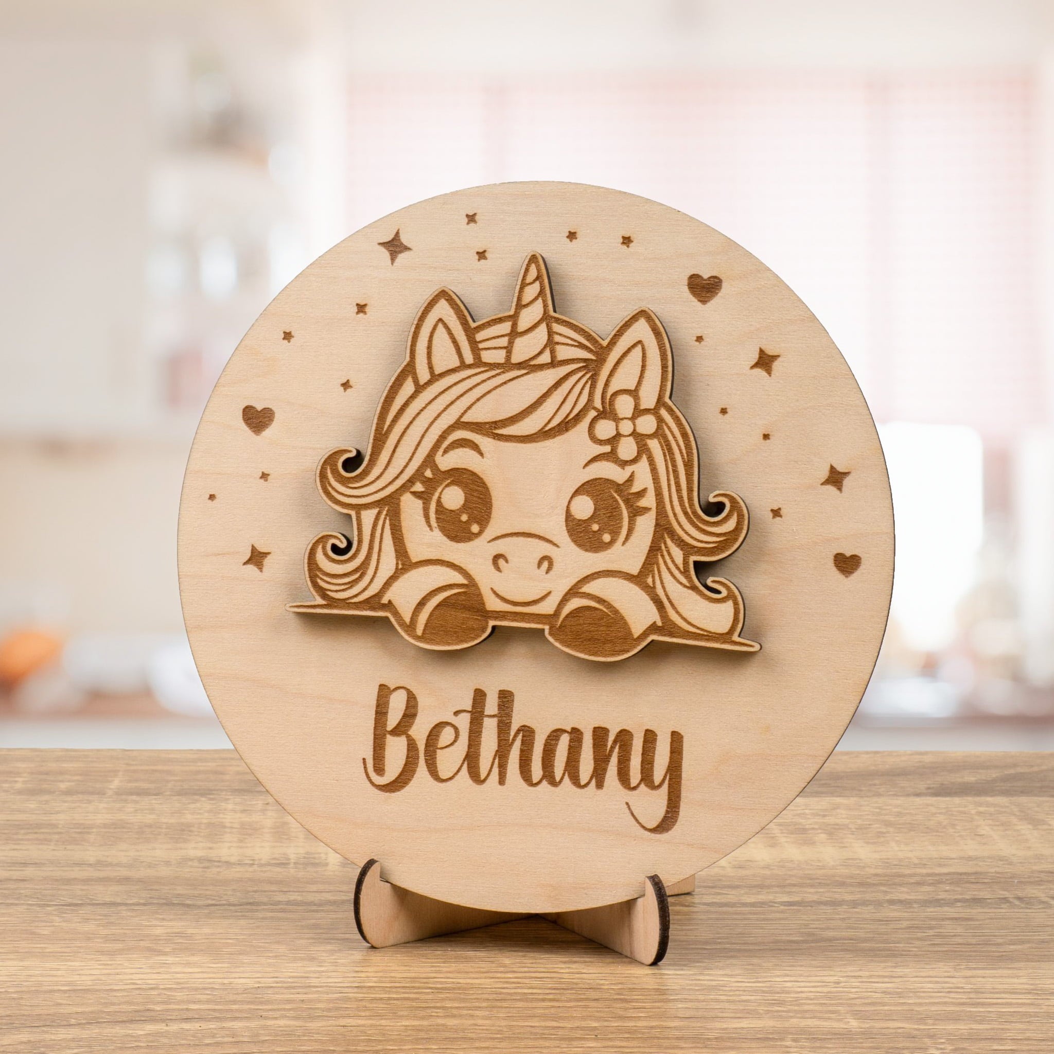 Unicorn Name Plaque & Photo Prop