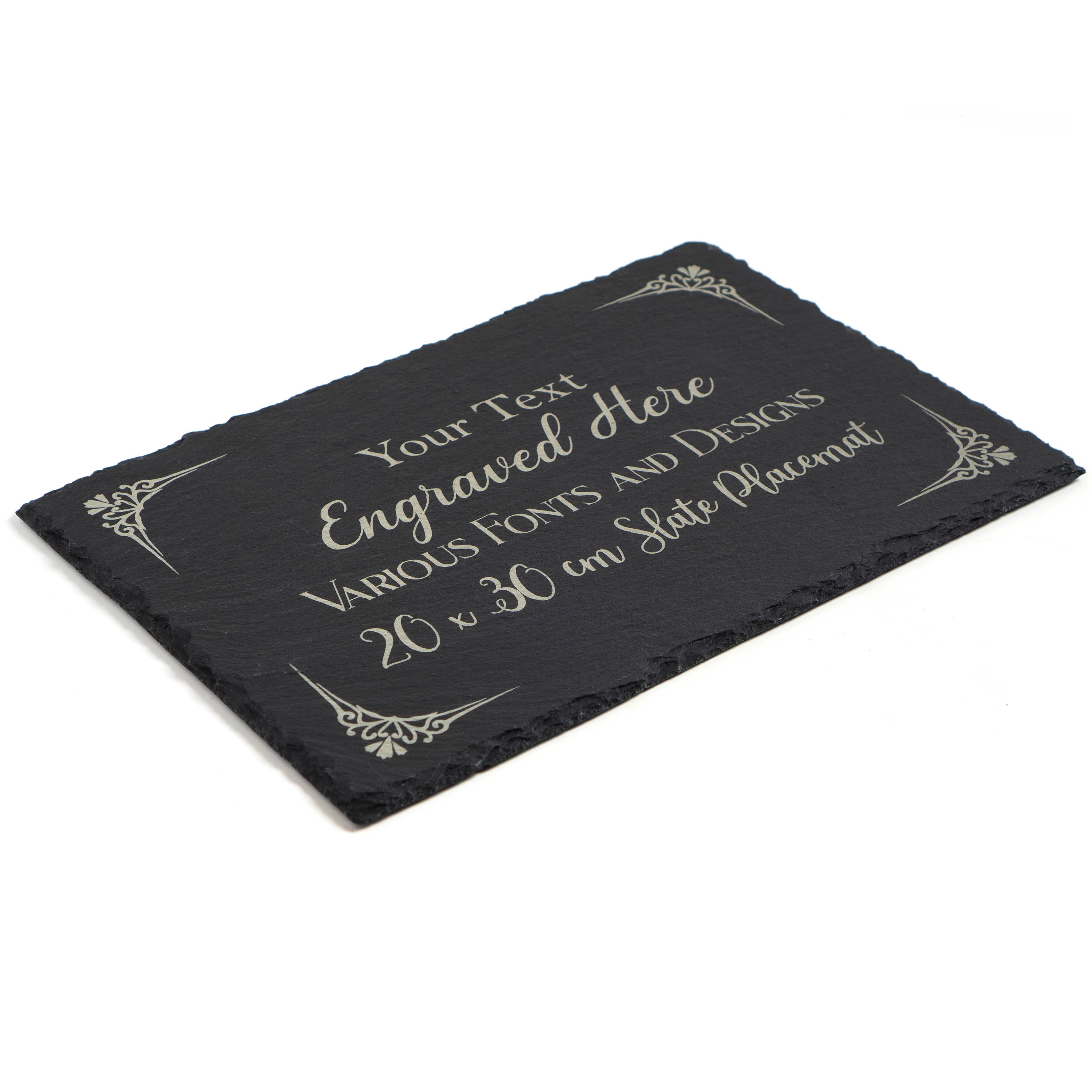 Personalised Engraved Slate Placemat
