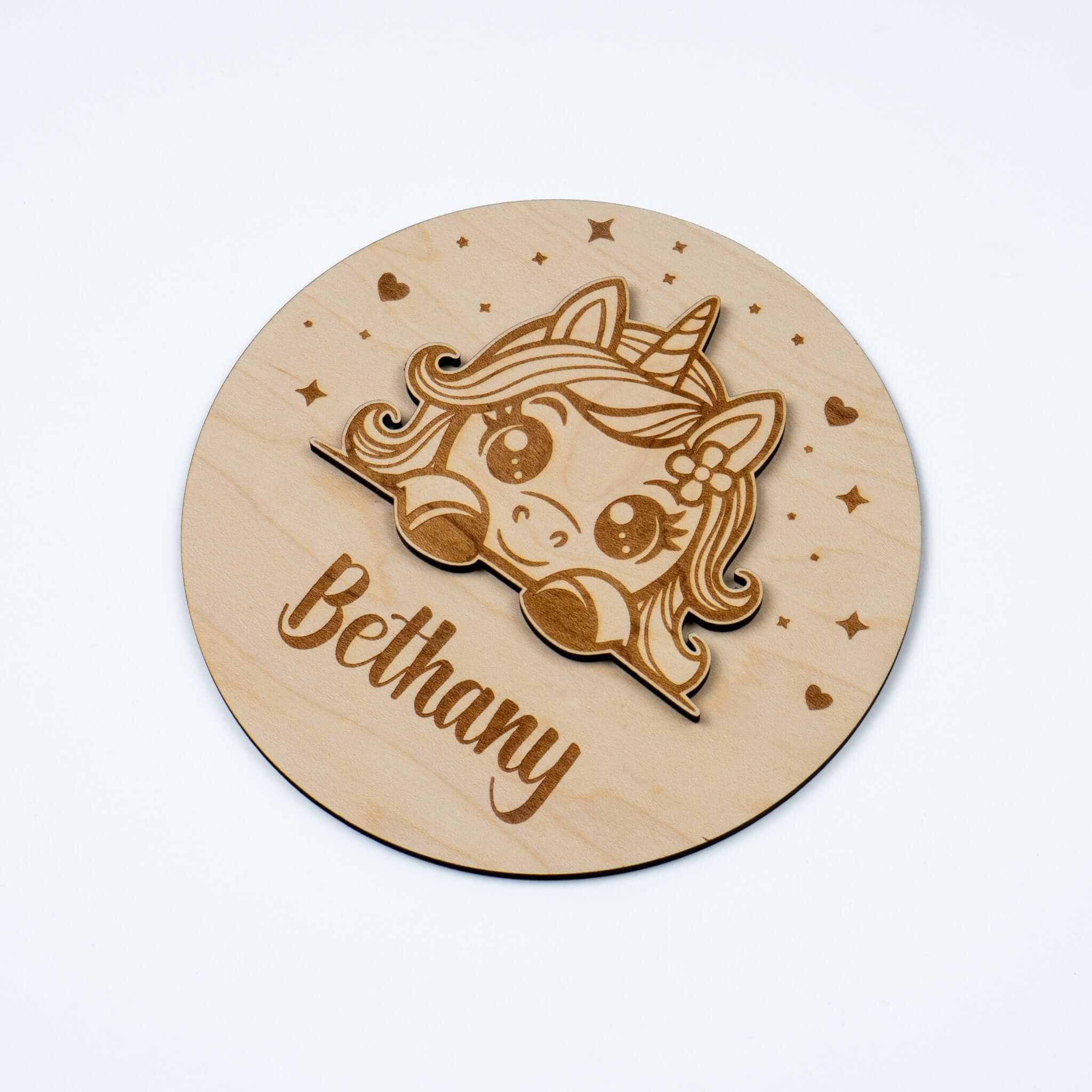 Unicorn Name Plaque & Photo Prop