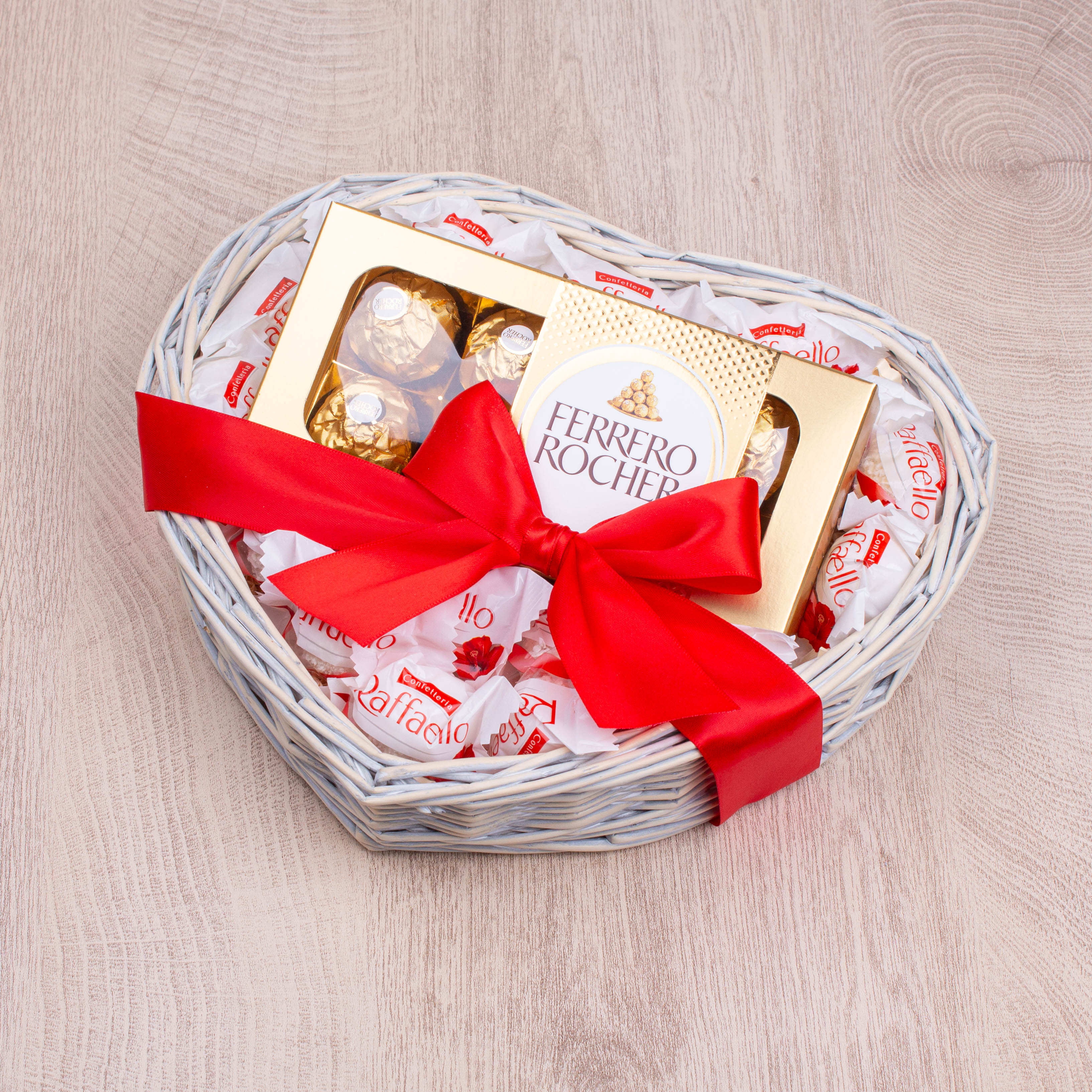 Ferrero Rocher & Raffaello Heart Hamper