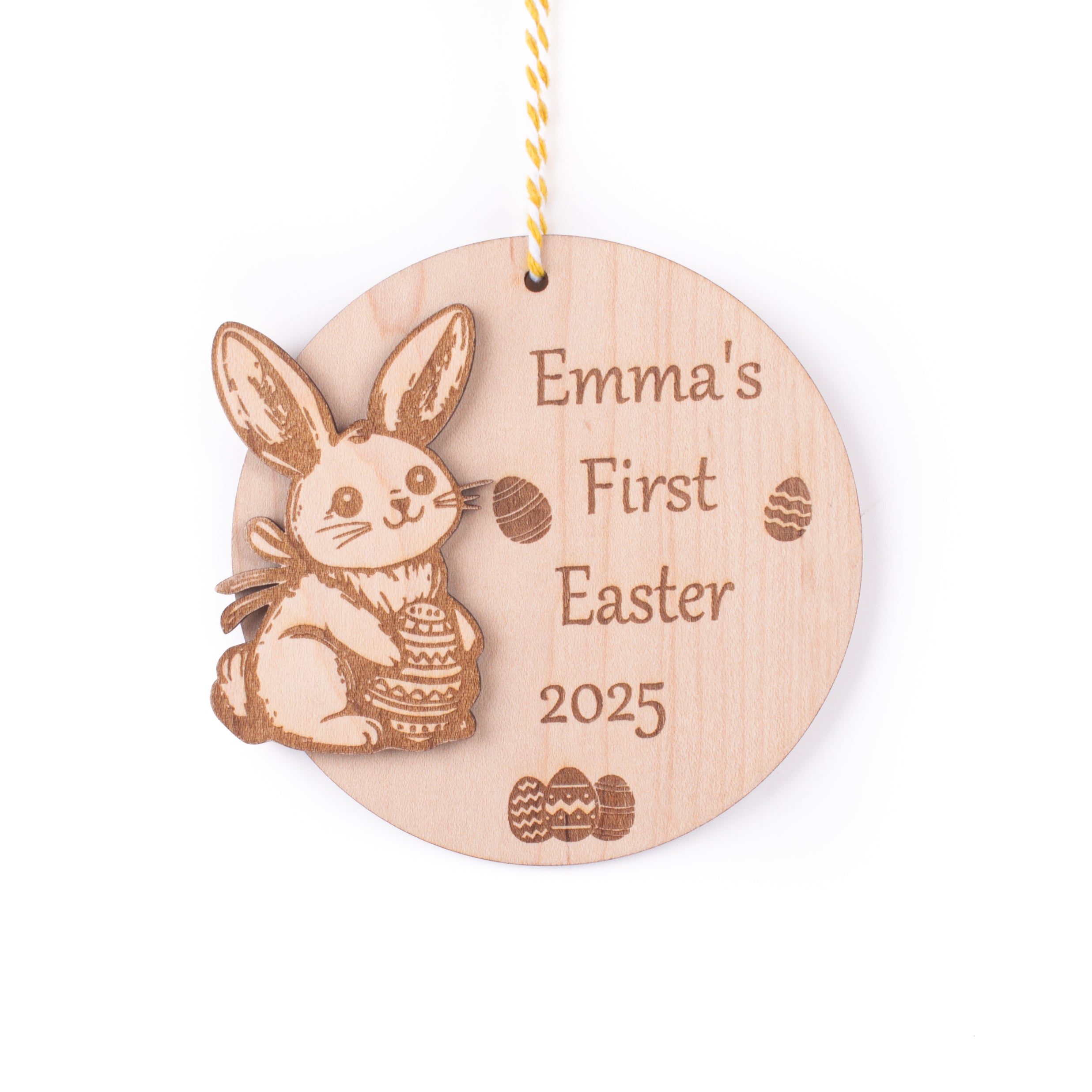 Personalised Easter Bunny Tag Ornament