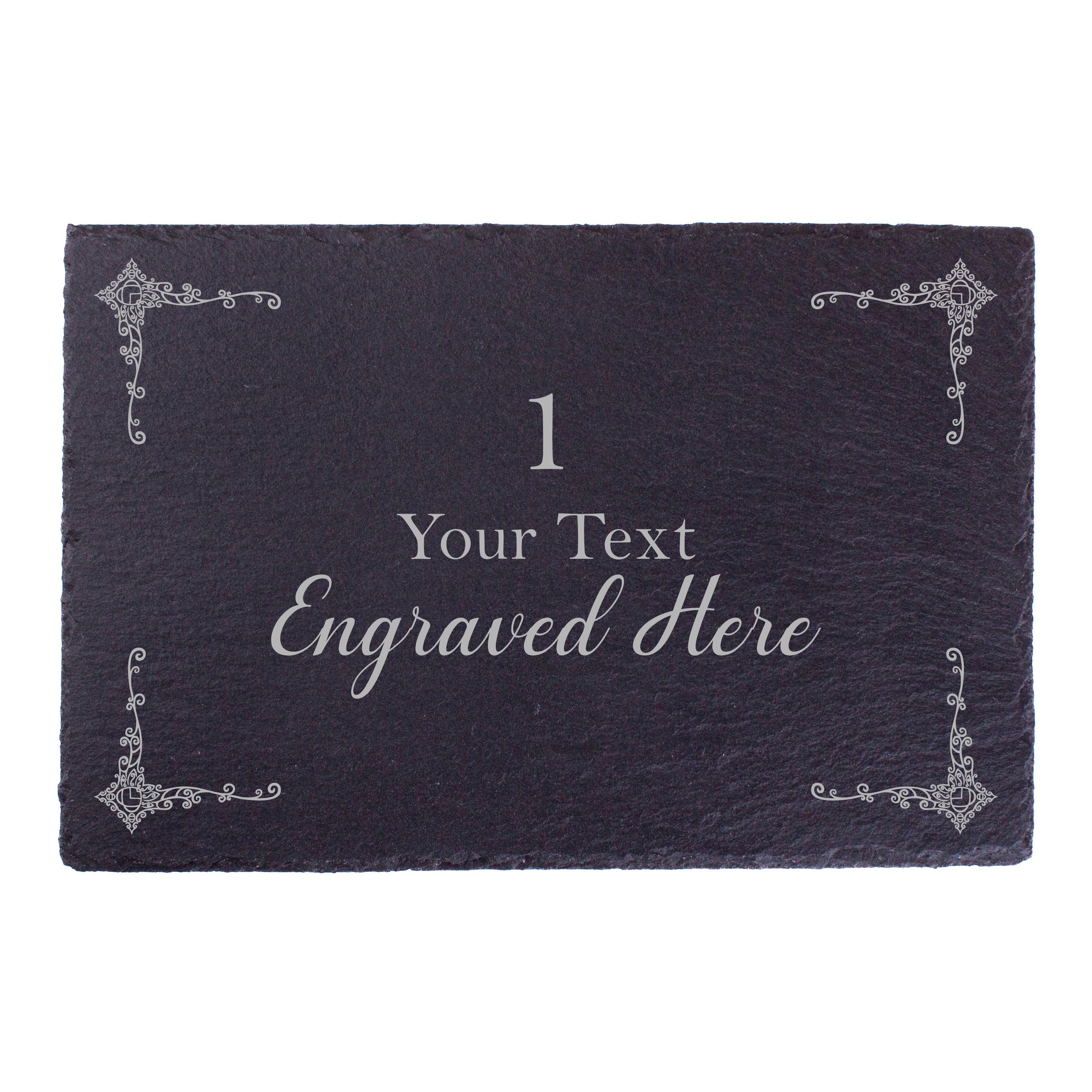 Personalised Engraved Slate Placemat