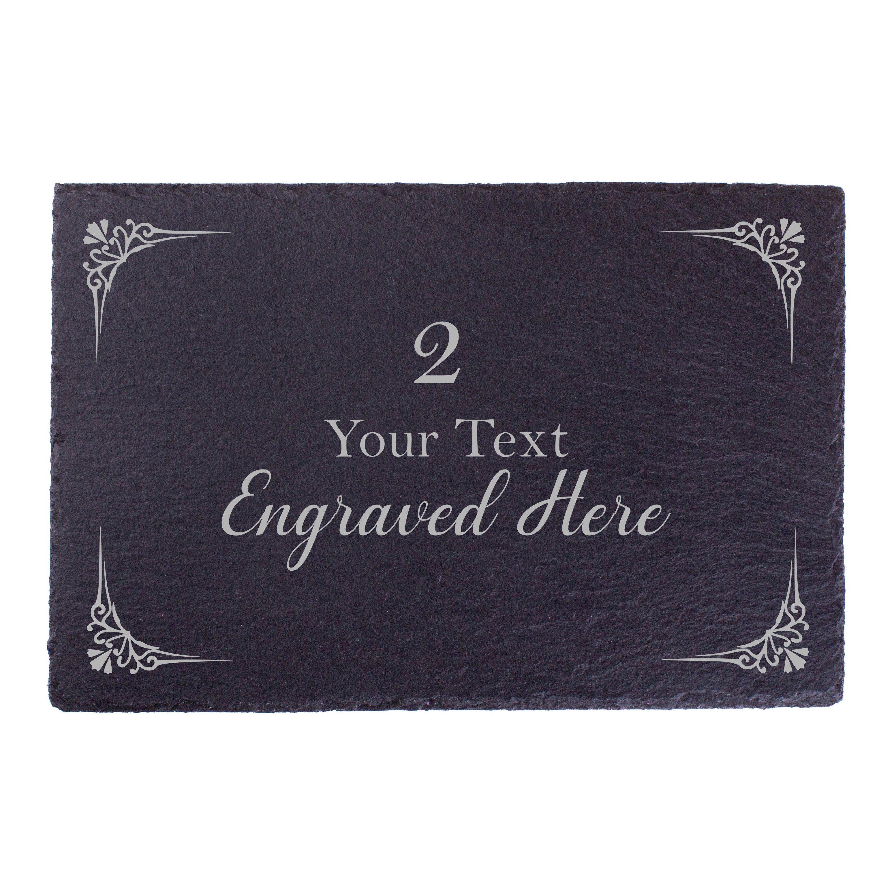 Personalised Engraved Slate Placemat