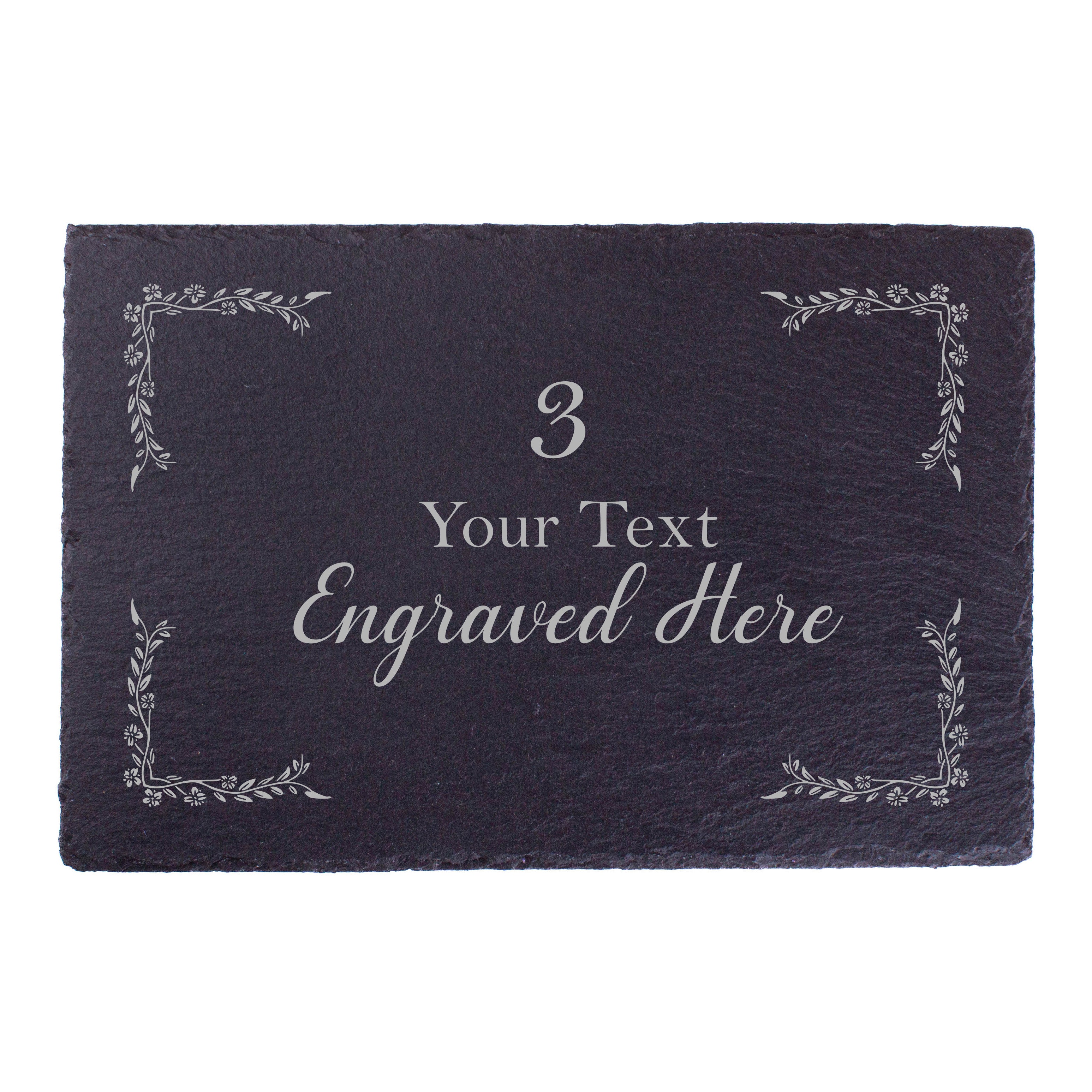 Personalised Engraved Slate Placemat