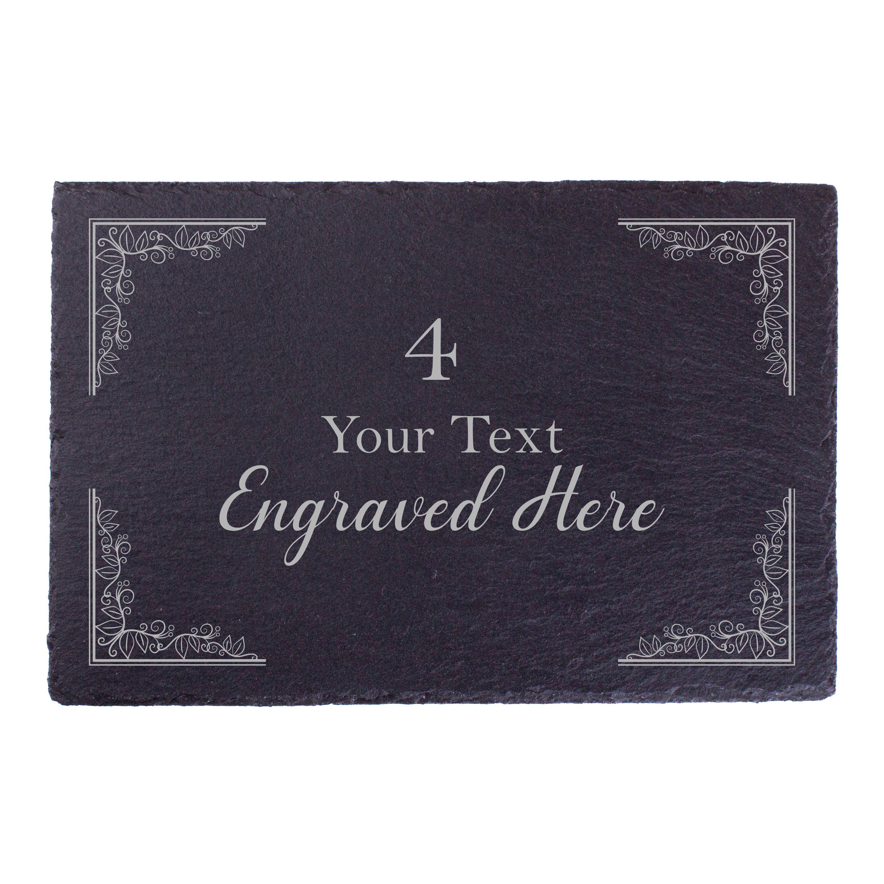 Personalised Engraved Slate Placemat