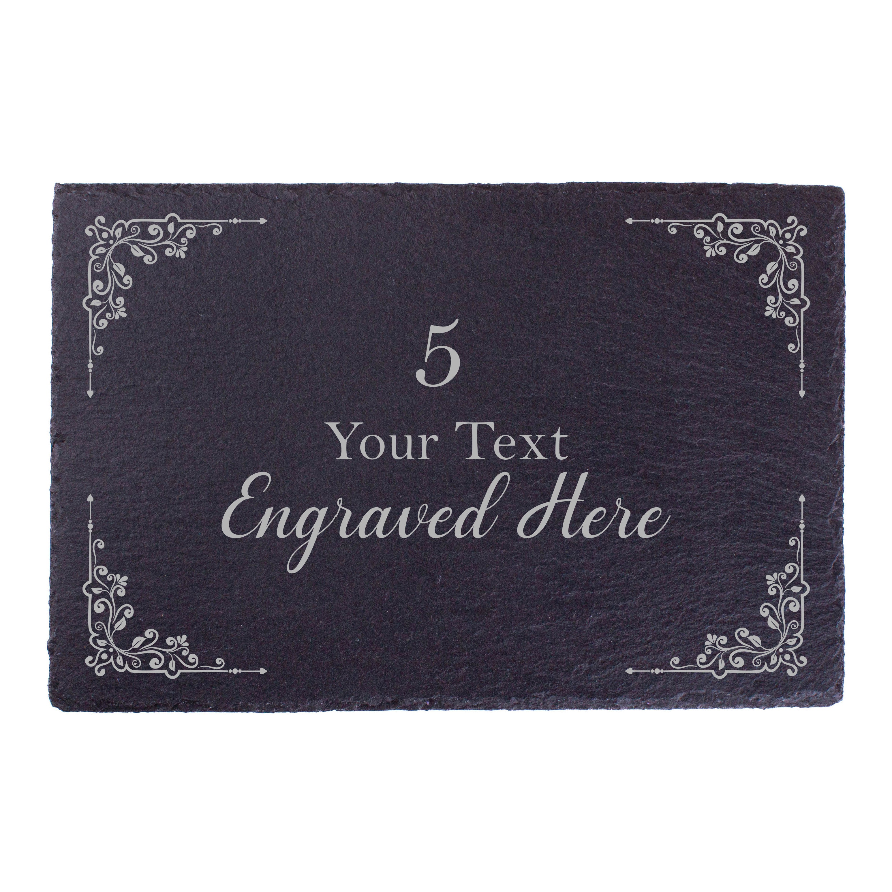 Personalised Engraved Slate Placemat